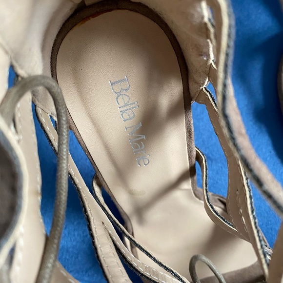 Tan - lace up heels - Picture 3 of 4